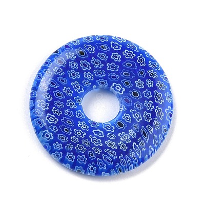 Handmade Millefiori Glass Beads LAMP-A149-01-1