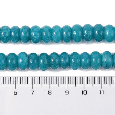 Dyed Natural White Jade Beads Strands G-G107-A08-01-1