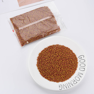 8/0 Two Tone Opaque Glass Seed Beads SEED-T006-01B-A06-1