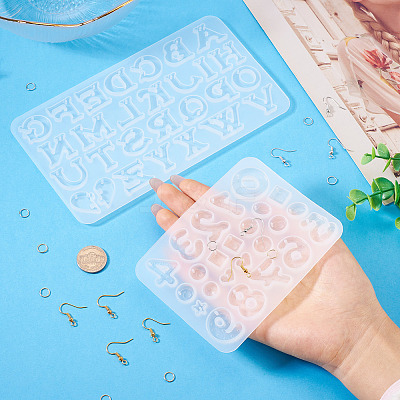 2Pcs Silicone Pendant Molds FIND-TA0006-22-1