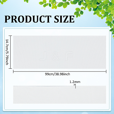 Cotton Stretch Kintted Rib Fabric DIY-WH0002-69C-1