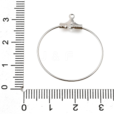 Rack Plating Brass Ring Hoop Earrings KK-L125-01P-1
