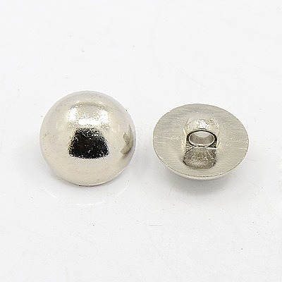 1-Hole Plating Acrylic Shank Button X-BUTT-D005-01-1