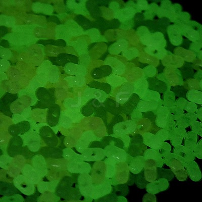 Luminous Transparent Acrylic Beads LACR-D009-01I-1