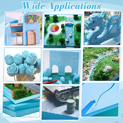 4Pcs 2 Styles Foam Board AJEW-DR0002-82-1