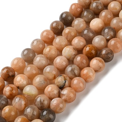 Natural Sunstone Beads Strands G-C268-B05-02-1
