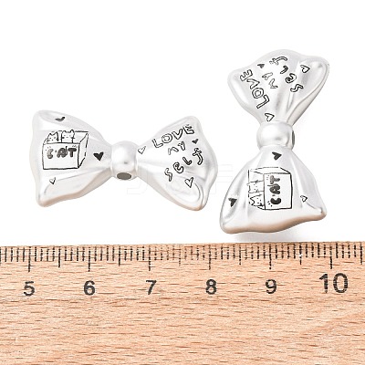 Plating Printed Acrylic Beads AC-CBA655C-14-1