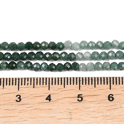 Gradient Color Natural Jadeite Beads Strands G-B175-D17-2mm-1