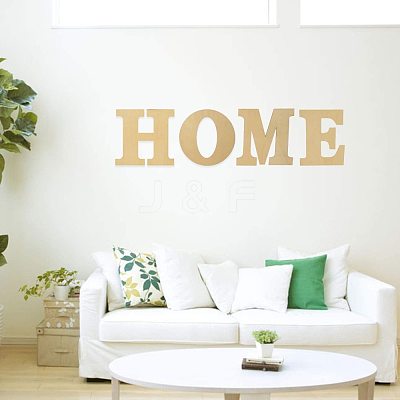 Letter Unfinished Wood Blank Cutouts DIY-ZX040-01M-1