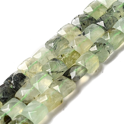 Natural Prehnite Beads Strands G-C109-A05-01-1