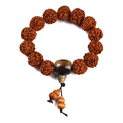 Mala Beads Bracelet BJEW-P291-02C-1-1