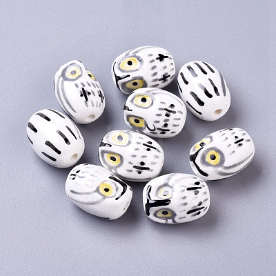 Handmade Porcelain Beads PORC-S449-06-1