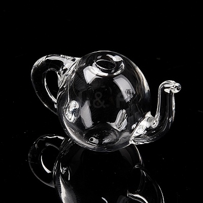 Round Mechanized Blown Glass Teapot LS-GLAA-P052-01-1