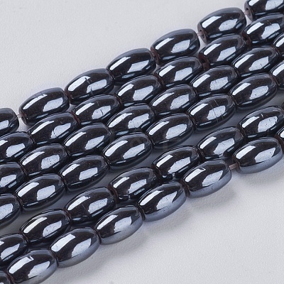 Non-Magnetic Synthetic Hematite Beads G-H1082-1-1