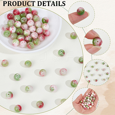 Natural Persian Jade Beads G-PA0002-33A-1