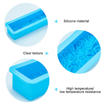 DIY Soap Silicone Molds DIY-WH0301-70A-1