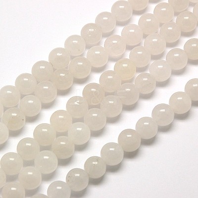 Natural Malaysia Jade Bead Strands G-M101-6mm-09-1