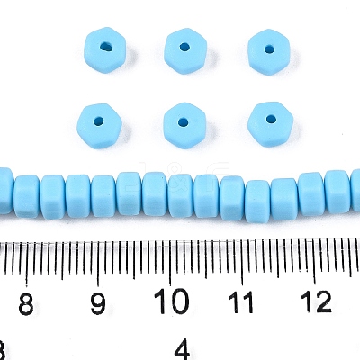 Handmade Polymer Clay Beads Strand CLAY-T021-01N-1