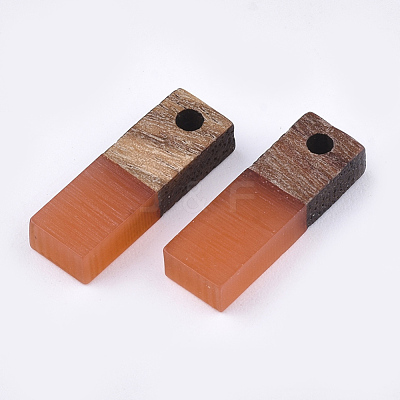 Resin & Walnut Wood Pendants RESI-S358-19J-1