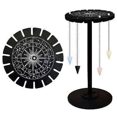Wooden Wheel DJEW-WH0046-084-1