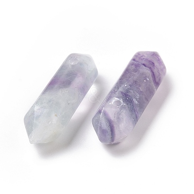 Natural Fluorite Double Terminal Pointed Pendants G-C007-02B-06-1