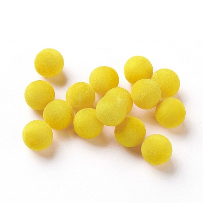 Flocky Acrylic Beads LS-OACR-I001-12mm-L18-1