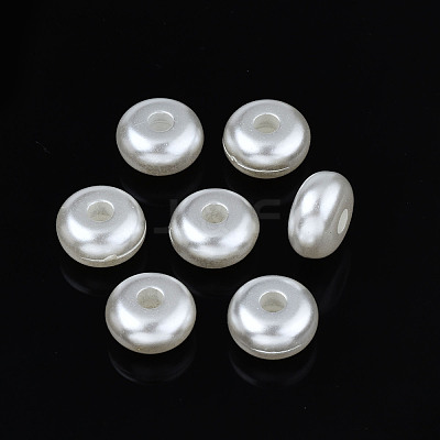 ABS Plastic Imitation Pearl Beads OACR-N008-150-1