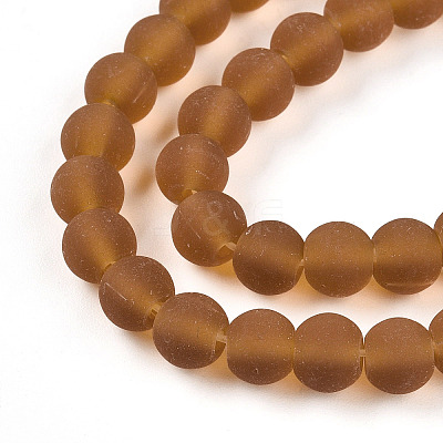 Transparent Glass Beads Strands GLAA-T032-T6mm-MD23-1