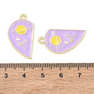 Alloy Enamel Pendants AL-CBA292F-01E-G-1