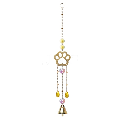Metal Bell Big Pendant Decorations PW-WG44886-02-1