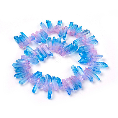 Natural Quartz Crystal Beads Strands G-K191-01A-1