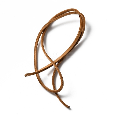 Flat Cowhide Leather Cord WL-WH0003-17A-01-1