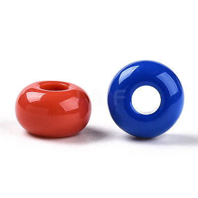 Opaque Acrylic Beads SACR-N018-04-1