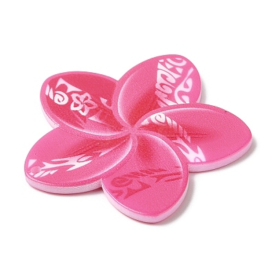Opaque Acrylic Pendants SACR-P021-02E-1