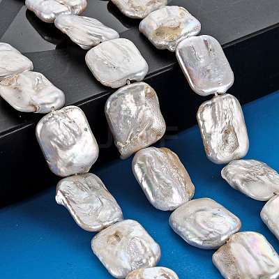 Natural Keshi Pearl Beads Strands PEAR-S020-K04-1