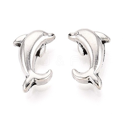 Tibetan Style Alloy Beads TIBEB-T004-04AS-1