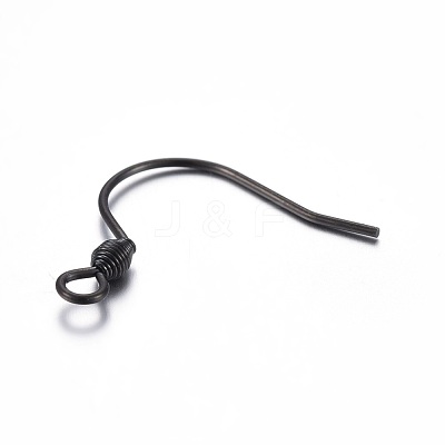 304 Stainless Steel Earring Hooks Ion Plating(IP) STAS-L211-12-B-1