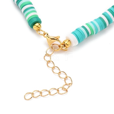 Handmade Polymer Clay Heishi Beads Jewelry Sets SJEW-JS01136-04-1