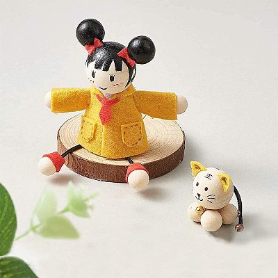 Unfinished Wood Beads WOOD-PH0008-69-LF-1