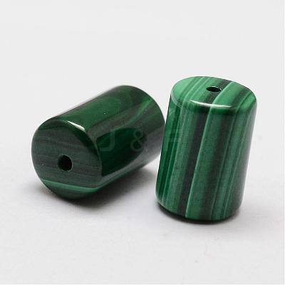 Column Natural Malachite Beads G-I178-01-8x12-1