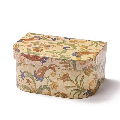 Hand Crank Musical Jewelry Cardboard Boxes CON-M008-01B-1