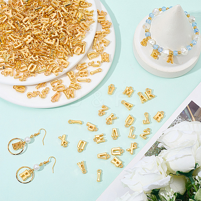 300Pcs Electroplated Plastic Charms KY-SC0002-61G-1