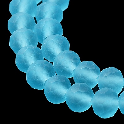 Transparent Glass Beads Strands EGLA-A034-T3mm-MD08-1