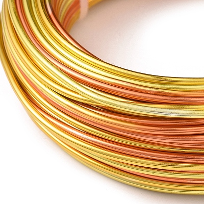 3 Segment Colors Round Aluminum Craft Wire AW-E002-2mm-12-1