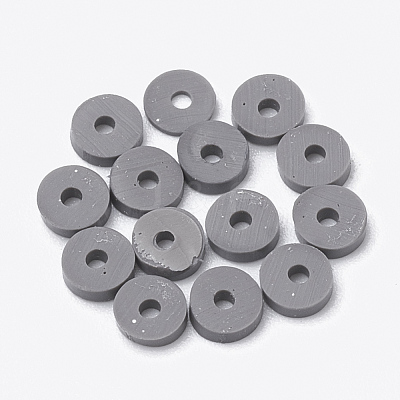 Handmade Polymer Clay Beads CLAY-R067-6.0mm-A40-1