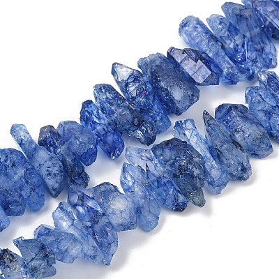 Natural Crackle Quartz Beads Strands G-R012-B06-05-1