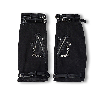 Polyester Leg Sleeves AJEW-WH20042-74B-1