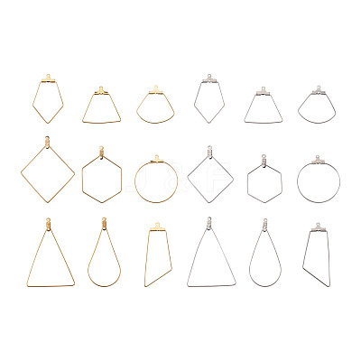 Stainless Steel Wire Pendants STAS-TA0004-43-1