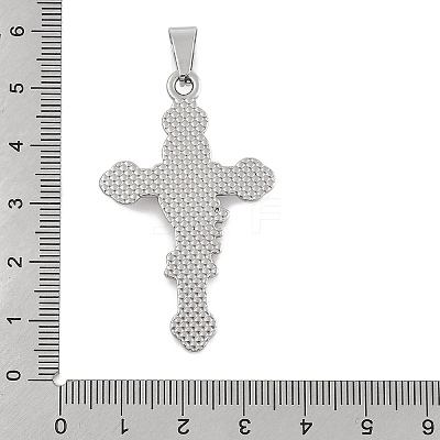 304 Stainless Steel Enamel Pendants STAS-D112-02P-1