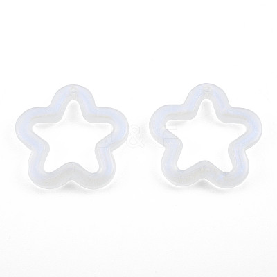 Transparent Luminous Acrylic Pendants TACR-T007-12E-1